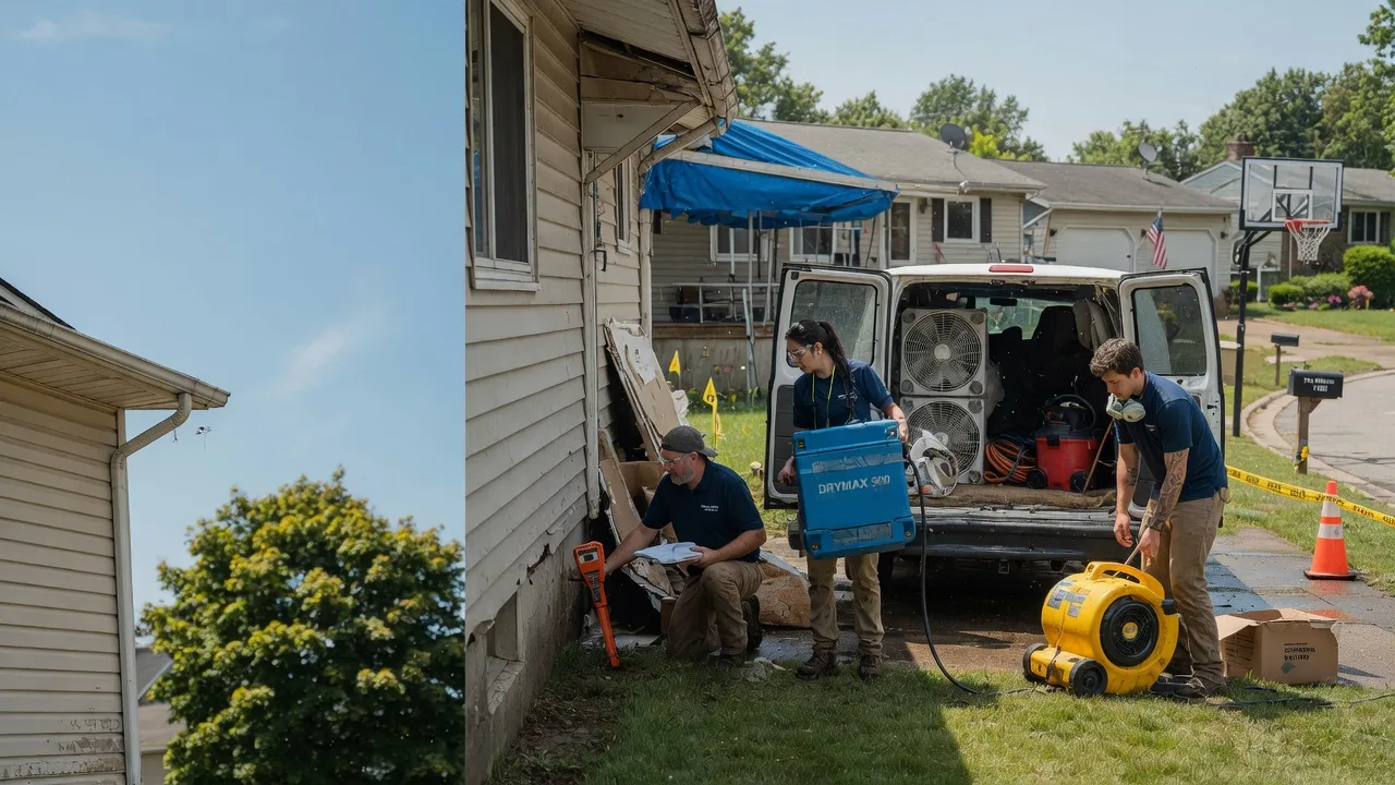 Ceiling Leak Cleanup in Napoleon, OH near me